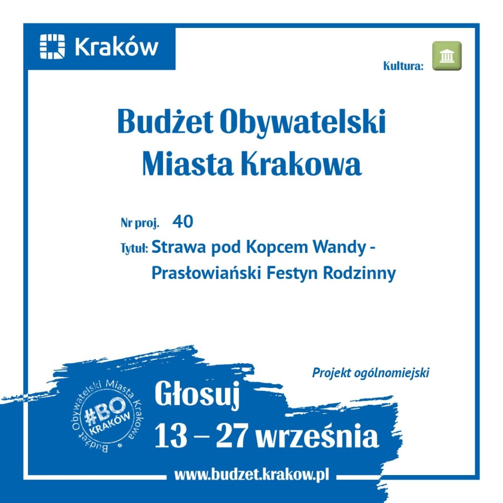 Strawa pod Kopcem Wandy w Budżecie Obywatelskim miasta Krakowa